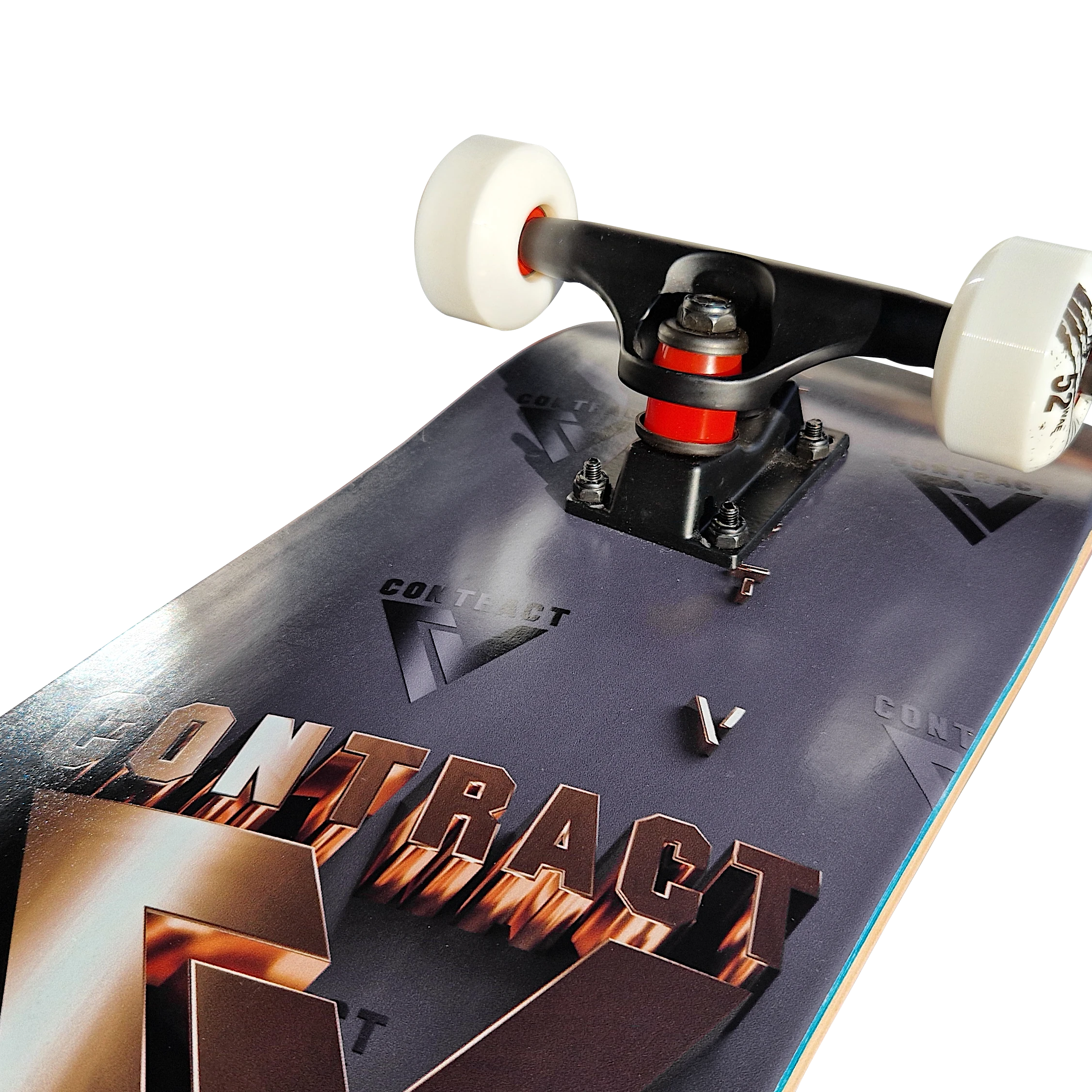 Contract 5 Skateboards - Gold-Logo Komplett Skateboard