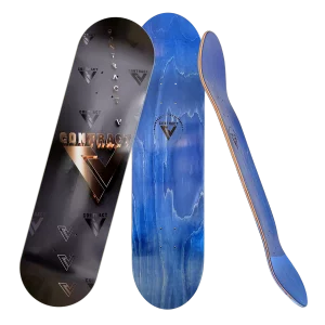 Contract 5 Skateboards - Golden-Logo Deck