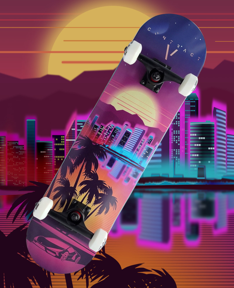 Contract 5 Skateboards - Beach-City Komplett Skateboard