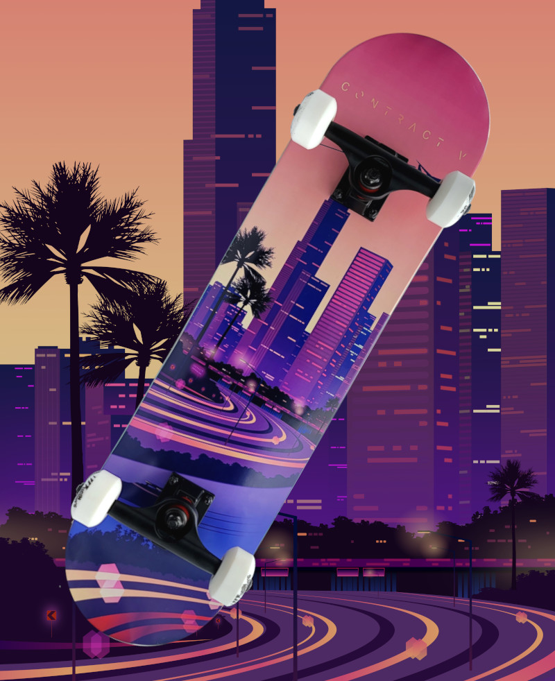 Contract 5 Skateboards - Highway-City Komplett Skateboard