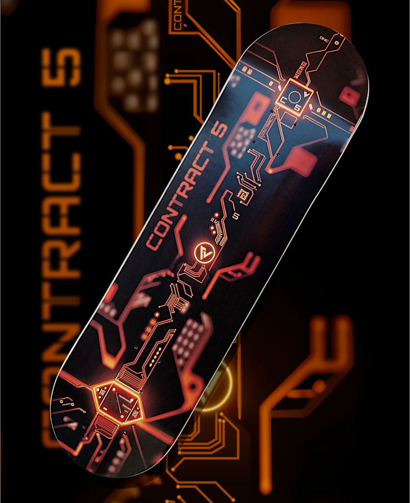 Contract 5 Skateboards - Circuit Deck