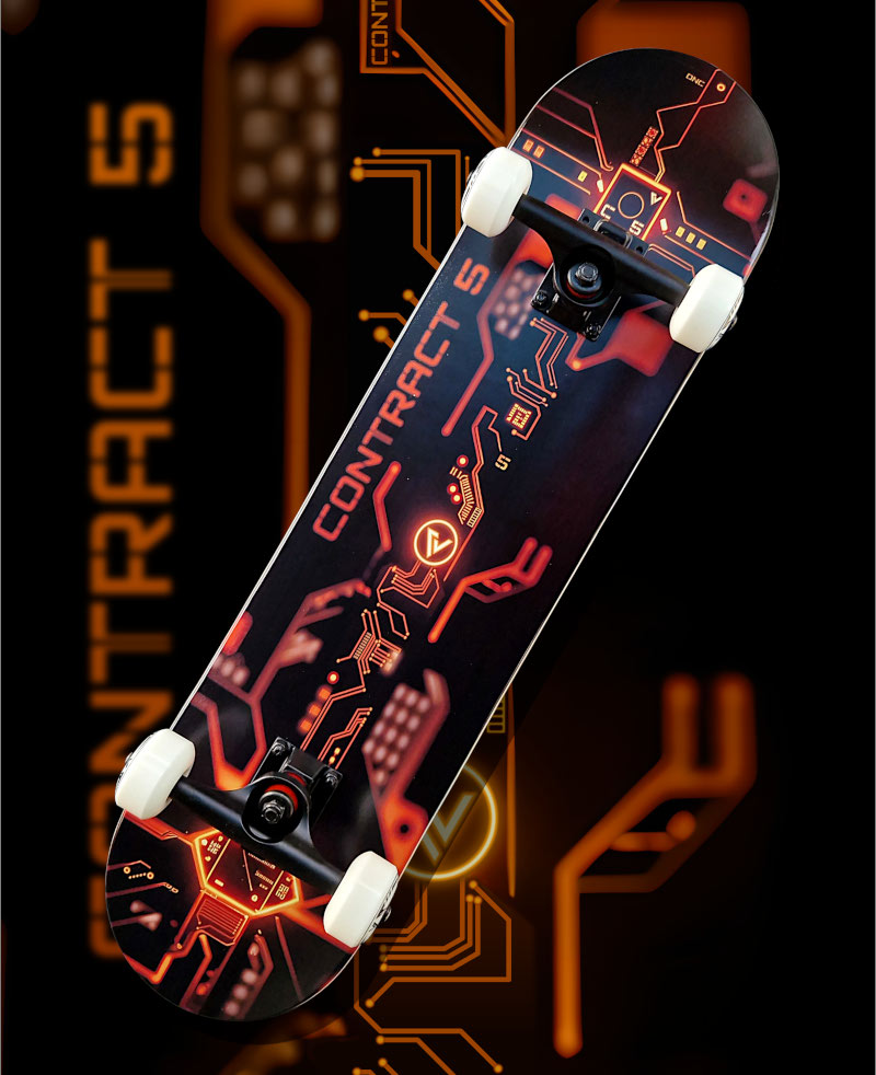 Contract 5 Skateboards - Circuit Komplett Skateboard