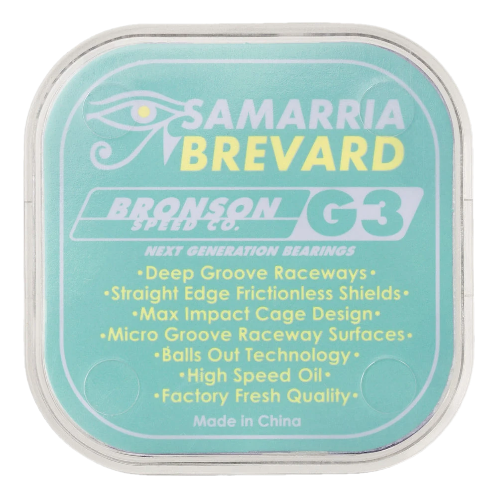 Bronson G3 Samaria Brevard Skateboard Bearings