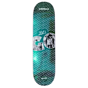 Inpeddo Skatebord Deck Gorilla Go Bansky 8.25"
