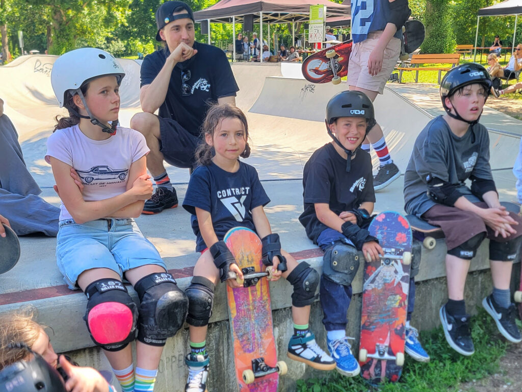 Skate Kids an der Würzburger Bowl