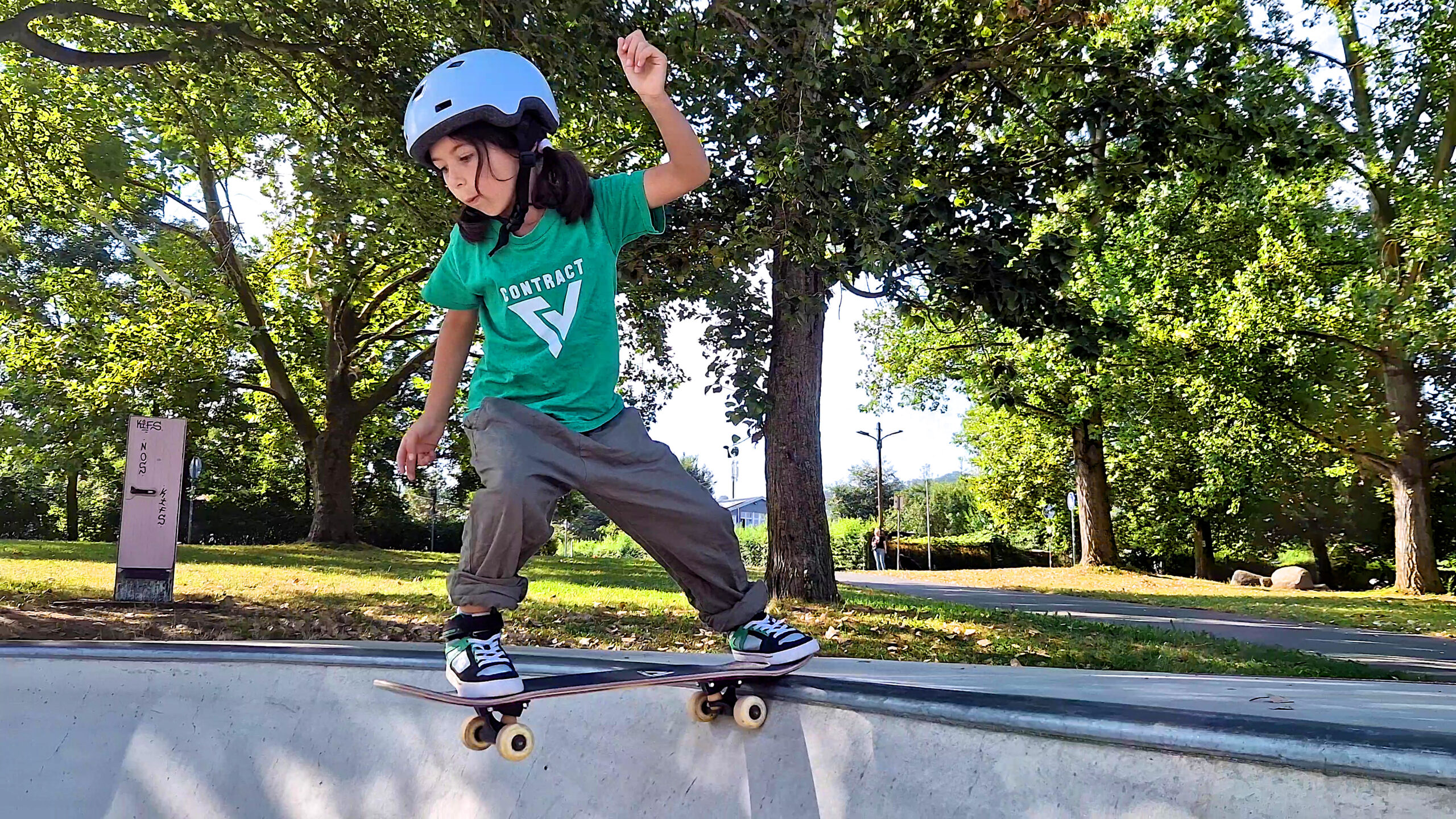 Skateboaring: Drop-in Juliane