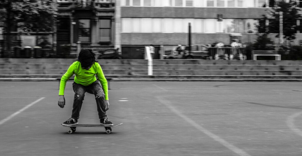 Learning to skate is hard work, but it's worth it.